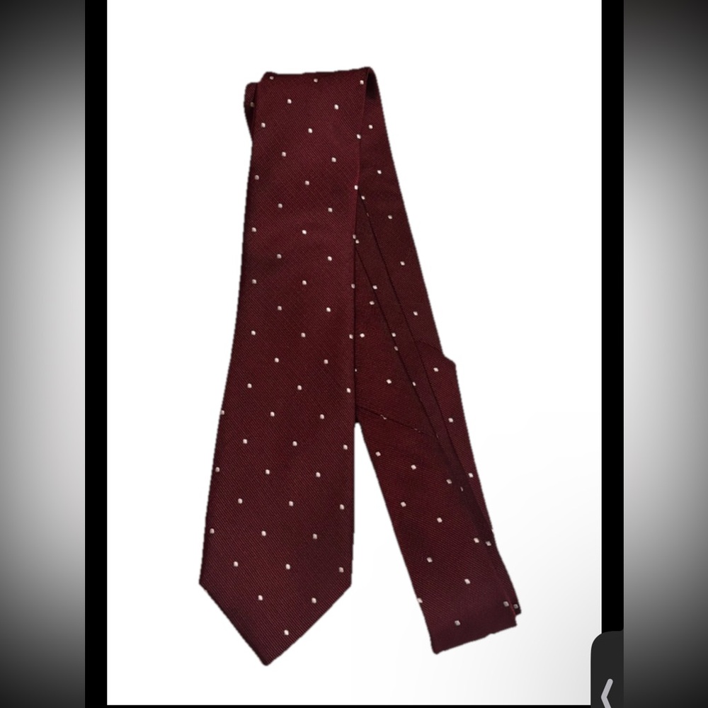 Sprezza NYV Burgundy White Polk
Dot Men's Tie
